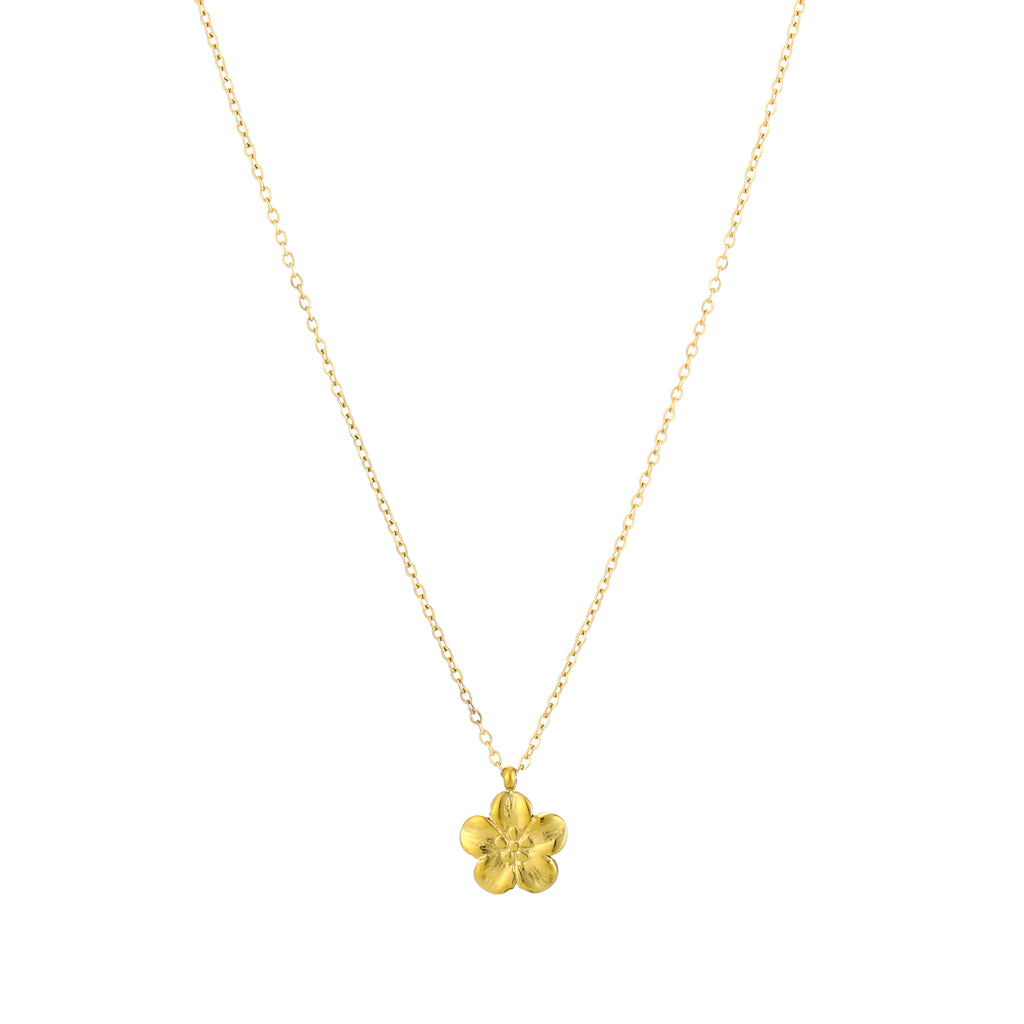 Golden Blossom Necklace Gold