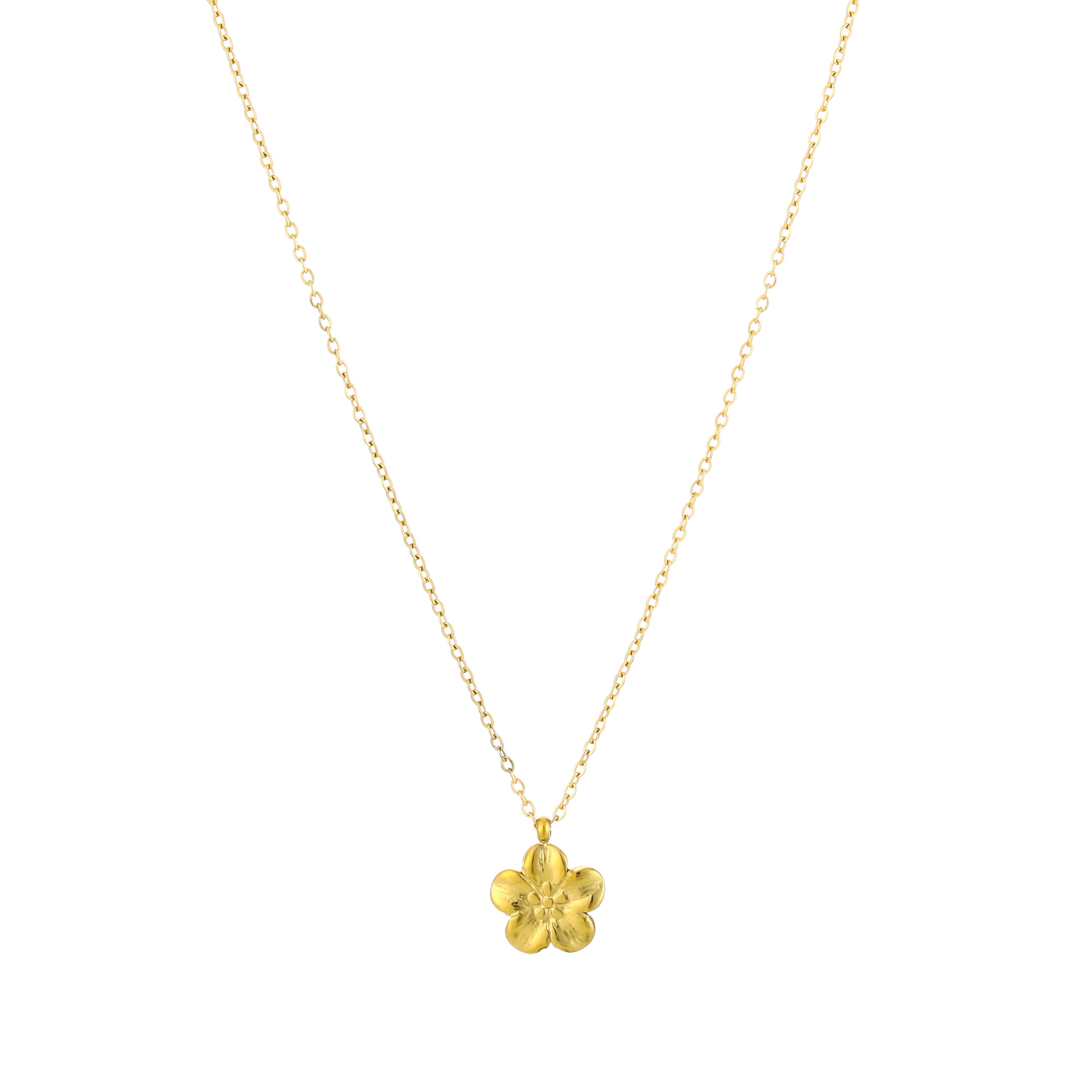 Golden Blossom Necklace Gold
