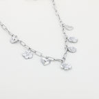 Charm Chain Necklace Silver
