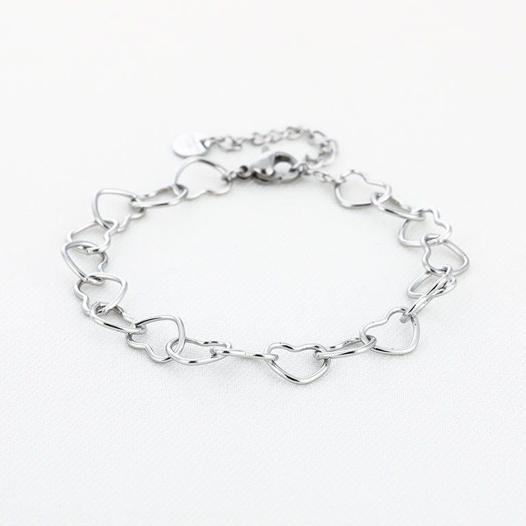 Heart Bracelet Silver