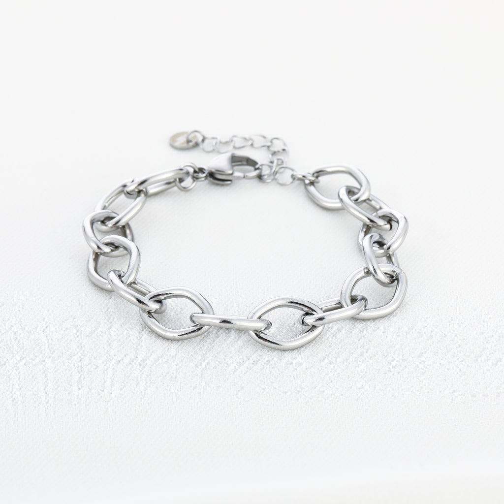 Chunky Chain Bracelet Silver