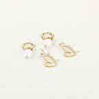 Amour Pearl Hoops
