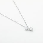 Croissant Necklace Silver