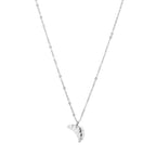 Croissant Necklace Silver