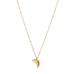 Croissant Necklace Gold