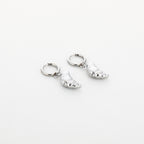 Croissant Hoops Silver