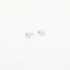 Silver Elephant Earrings