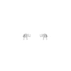 Silver Elephant Earrings