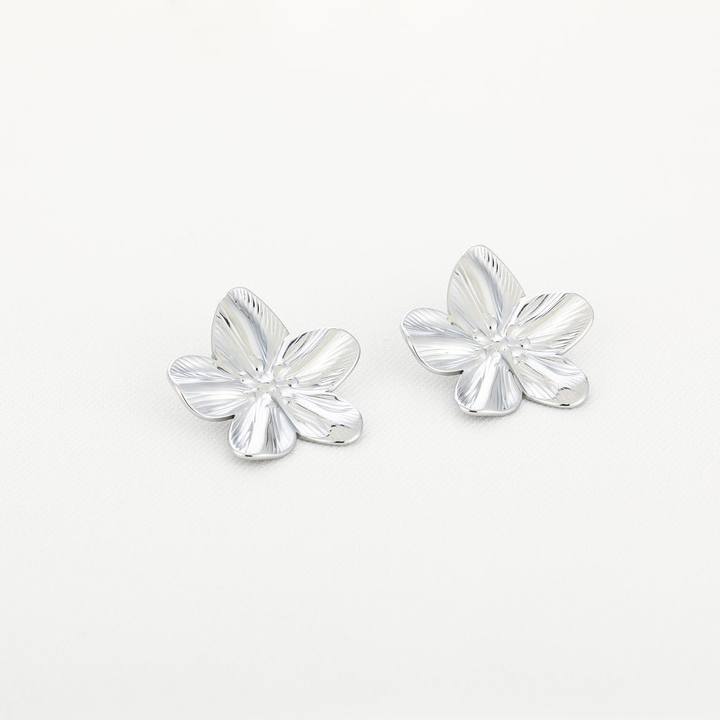 Bloom Earrings Silver