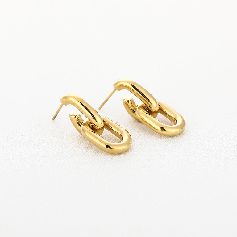 Nova Link Studs Gold