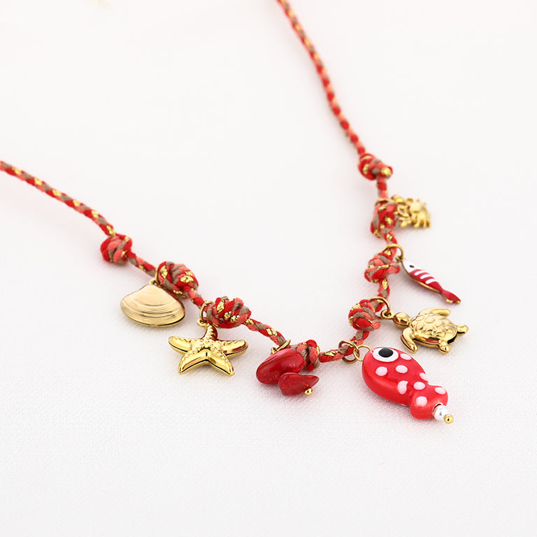 Red Beach Necklace