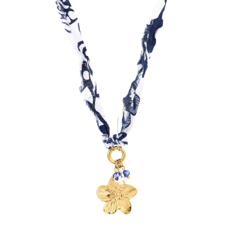 Santorini Flower Necklace