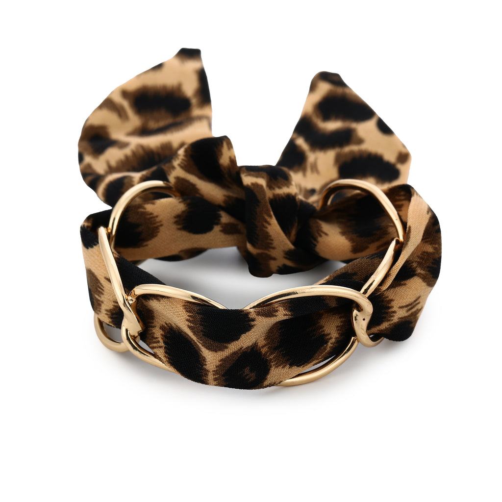 Leopard Chain Bracelet Gold