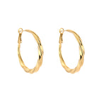 Nova Twist Hoops Gold