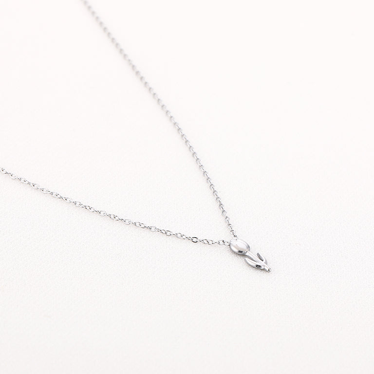 Tulp Necklace Silver