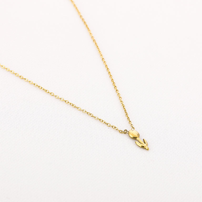 Tulp Necklace Gold