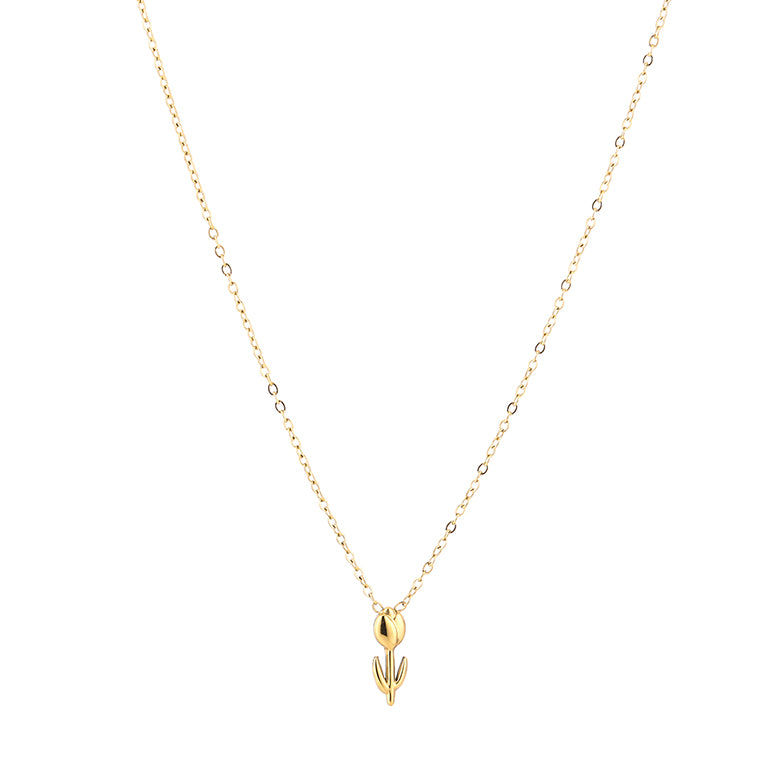 Tulp Necklace Gold